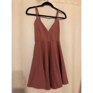 Mauve skater dress